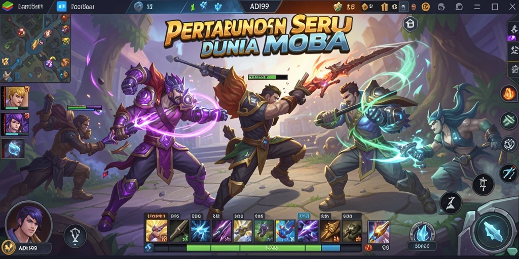 Tampilan seru dalam pertempuran taktis ADI99 yang mendebarkan.