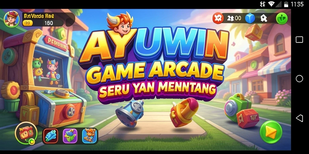 Tangkapan layar AYUWIN menampilkan gameplay seru dan menantang dari game Arcade.