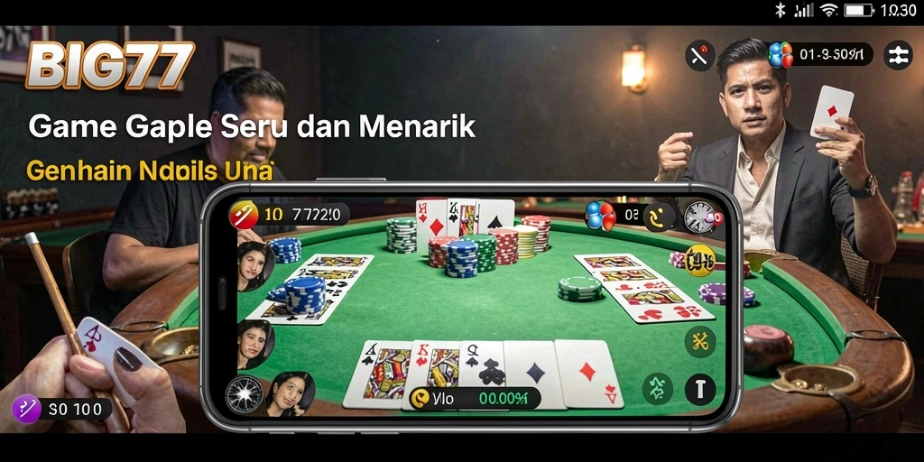 Tampilan gameplay seru dengan grafis yang menarik di BIG77.