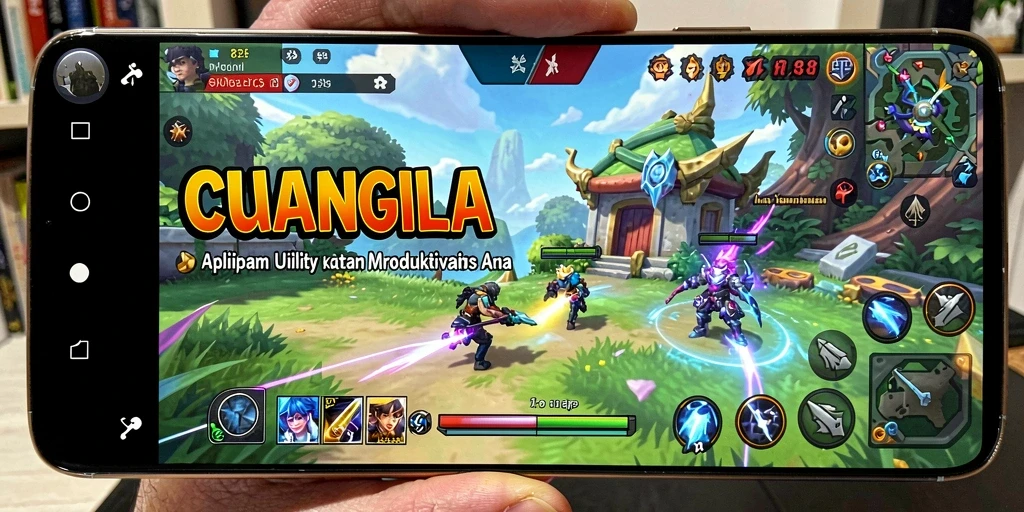 Tampilan utama CUANGILA dengan fitur Utility yang intuitif.