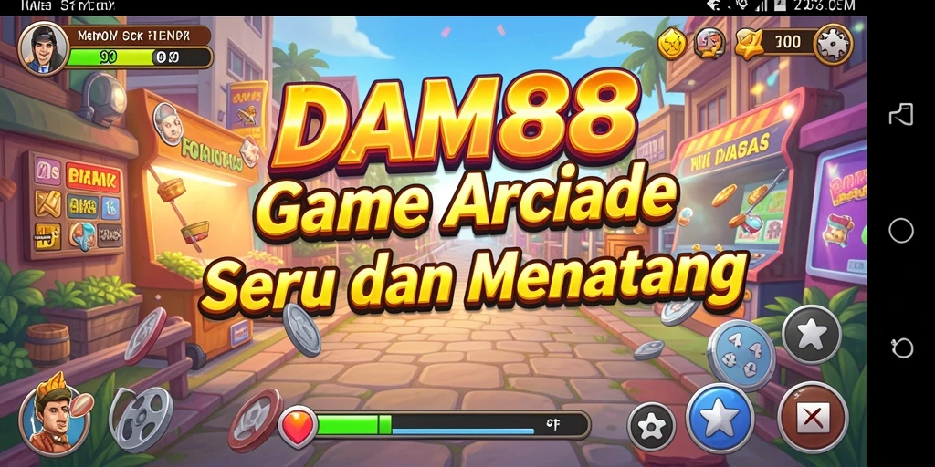 Tampilan gameplay seru dan menantang dari DAM88.