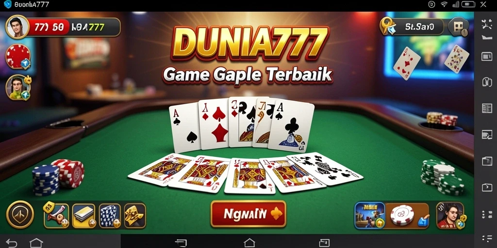 Tampilan tampilan gameplay DUNIA777 yang menarik dan kompetitif.