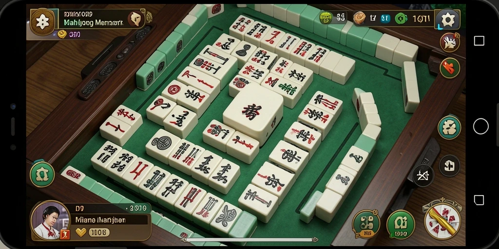 Tampilan screenshot DYO1, menampilkan keasyikan permainan Mahjong.
