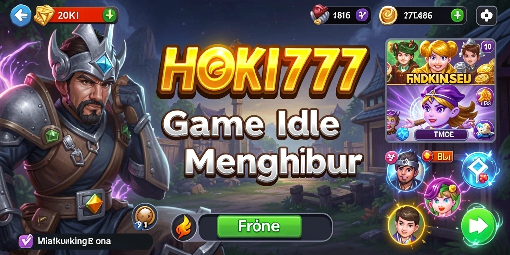 Tampilan screenshot HOKI777 menampilkan gameplay Idle yang menarik.