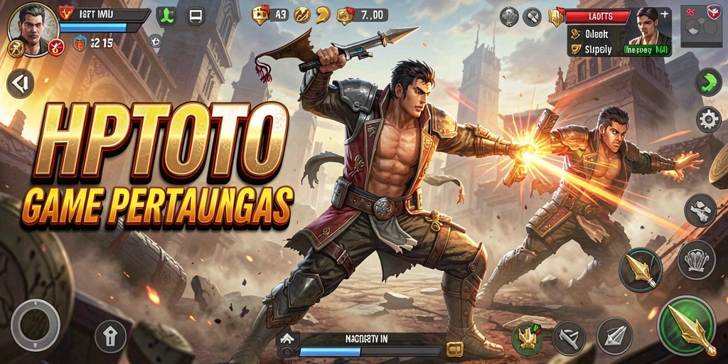 Tangkapan layar HPTOTO menunjukkan aksi pertarungan yang intens dan karakter yang dinamis.