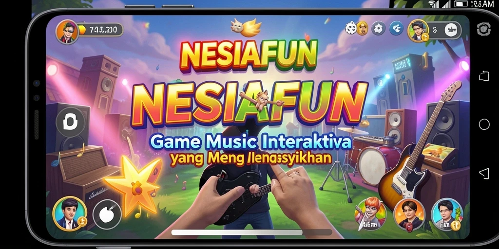 Tampilan gameplay NESIAFUN yang seru dan interaktif.