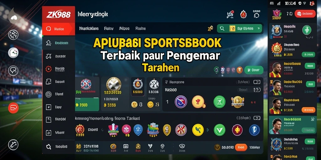 Screenshot ZK988 menunjukkan tampilan interaktif pengalaman taruhan yang menegangkan.
