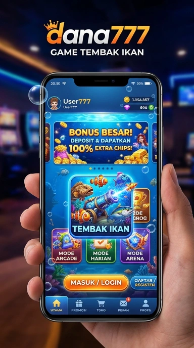Screenshot antarmuka aplikasi dana777 yang ramah pengguna.