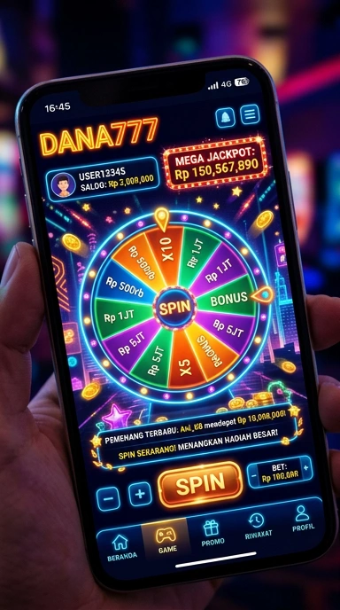Tampilan daftar aplikasi terbaru di dana777.